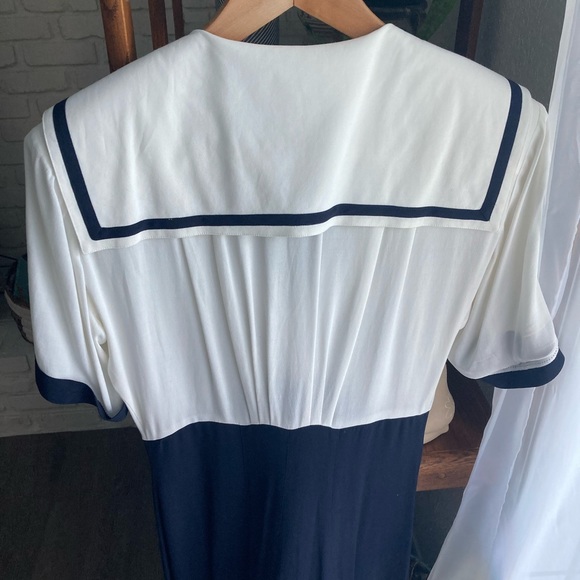Vintage nautical sailor dress by Robbie Bee - size 4 - Picture 3 of 7
